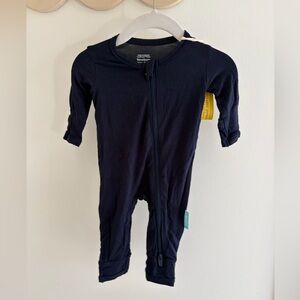 Navy Kids Footie by PureComfy